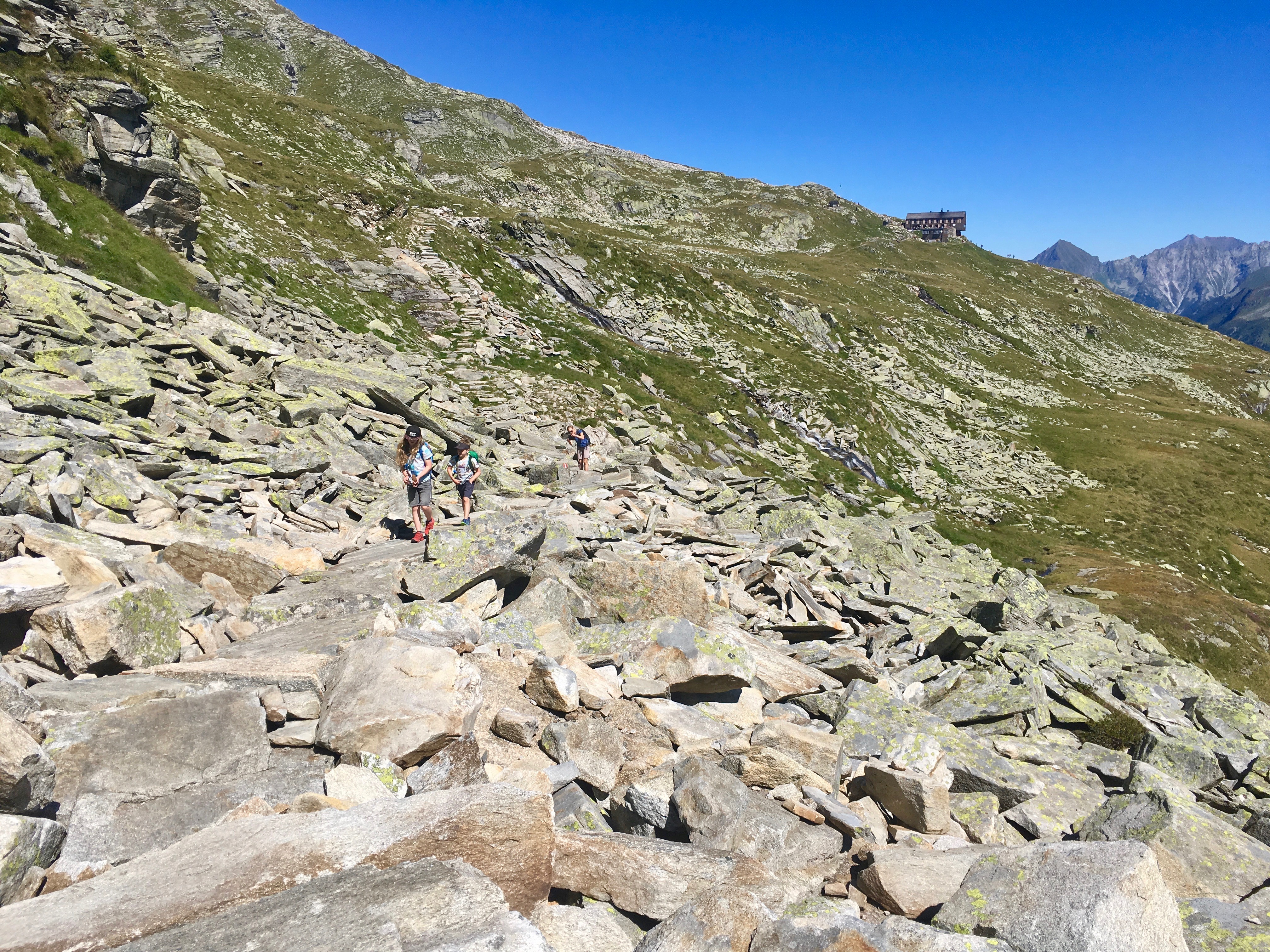 Super rocky terrain with just a slight re-arrangement of the rocks shaping a path!